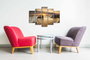 Wallity Cuadro Decorativo en Lienzo 5 Piezas 5PUC-025 Multicolor